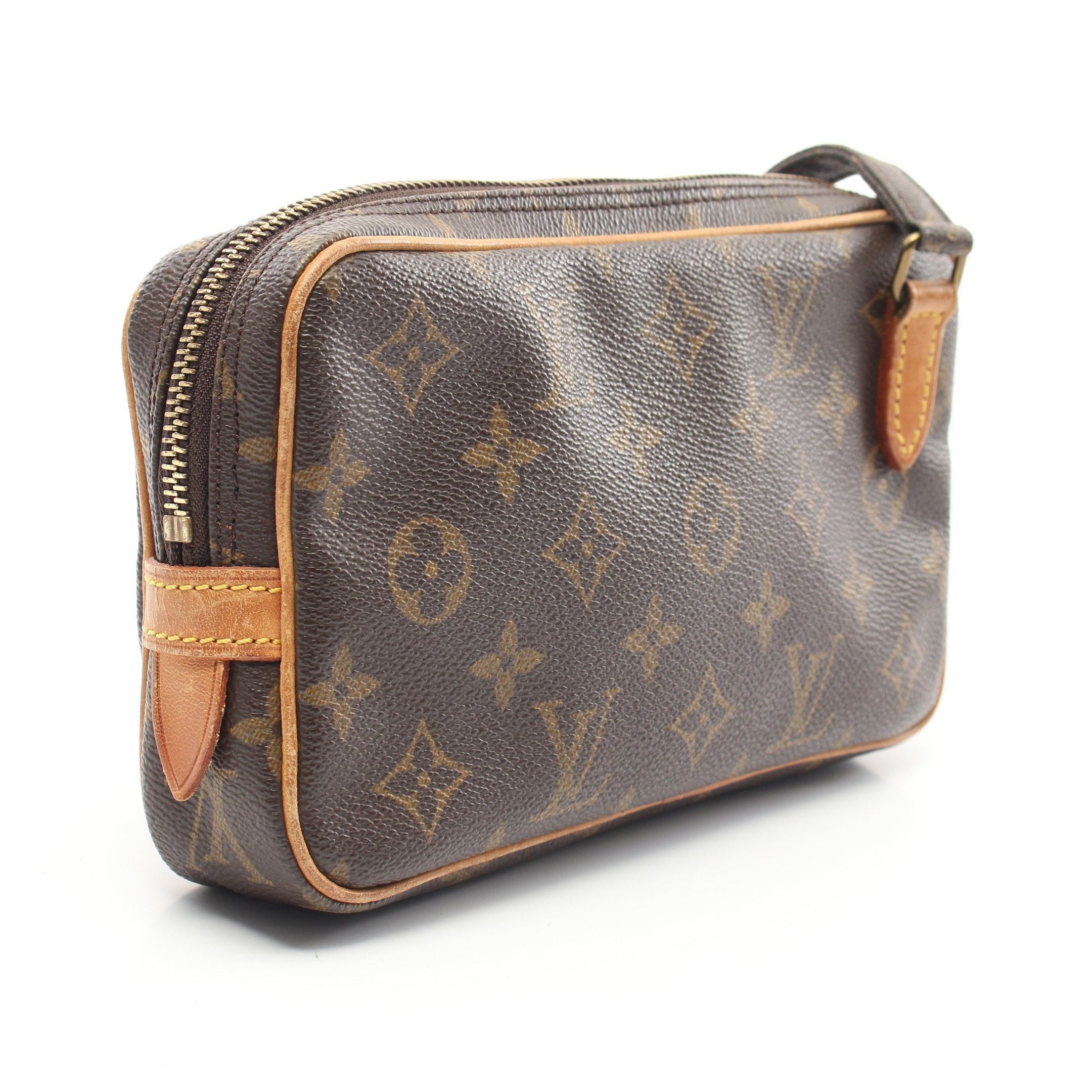 Louis Vuitton Louis Vuitton Marly Monogram Shoulder Bag Leather Brown Size ONE SIZE - 2 Thumbnail