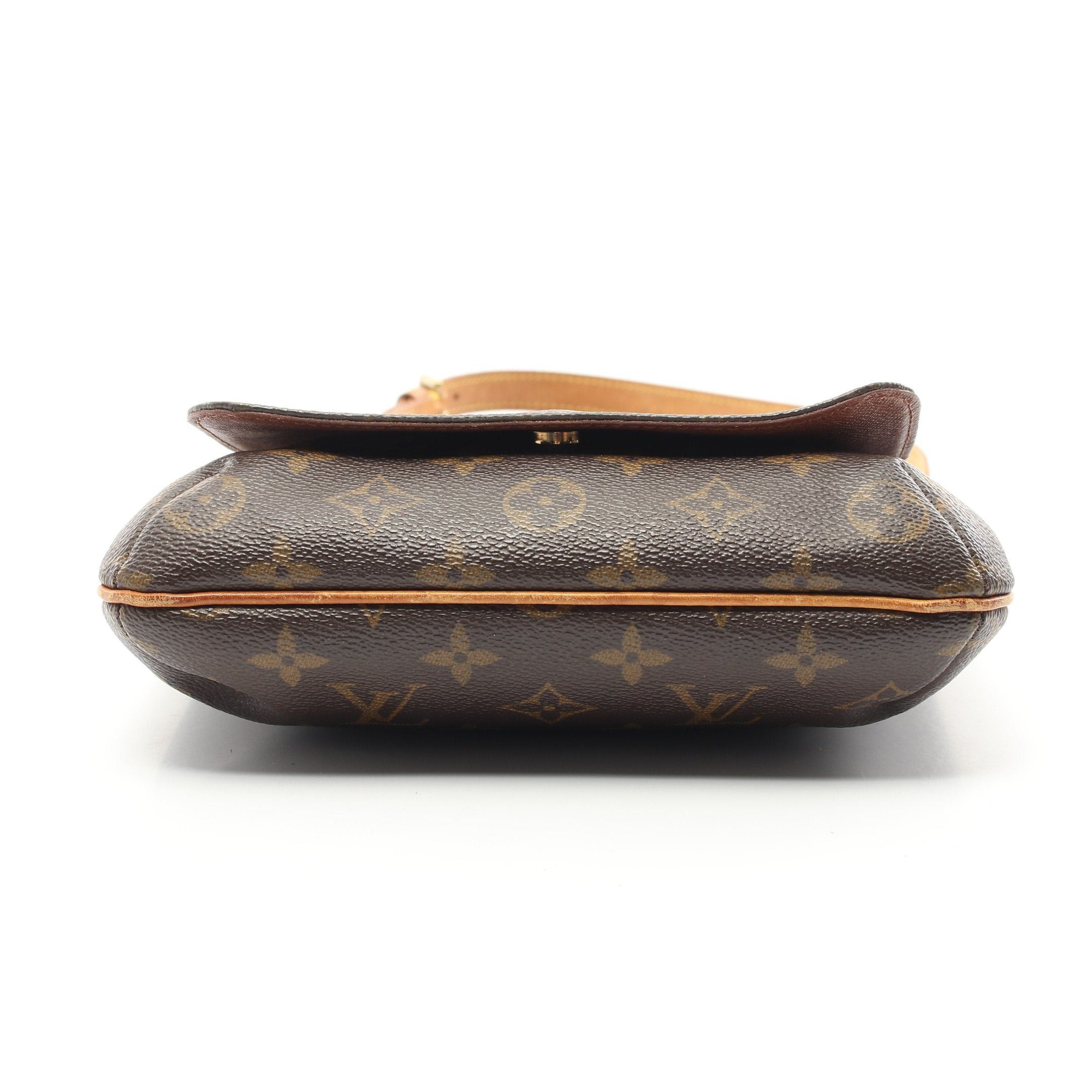 Louis Vuitton Louis Vuitton Musette Salsa Short Strap Monogram Shoulder Bag Leather Brown Size ONE SIZE - 11 Thumbnail