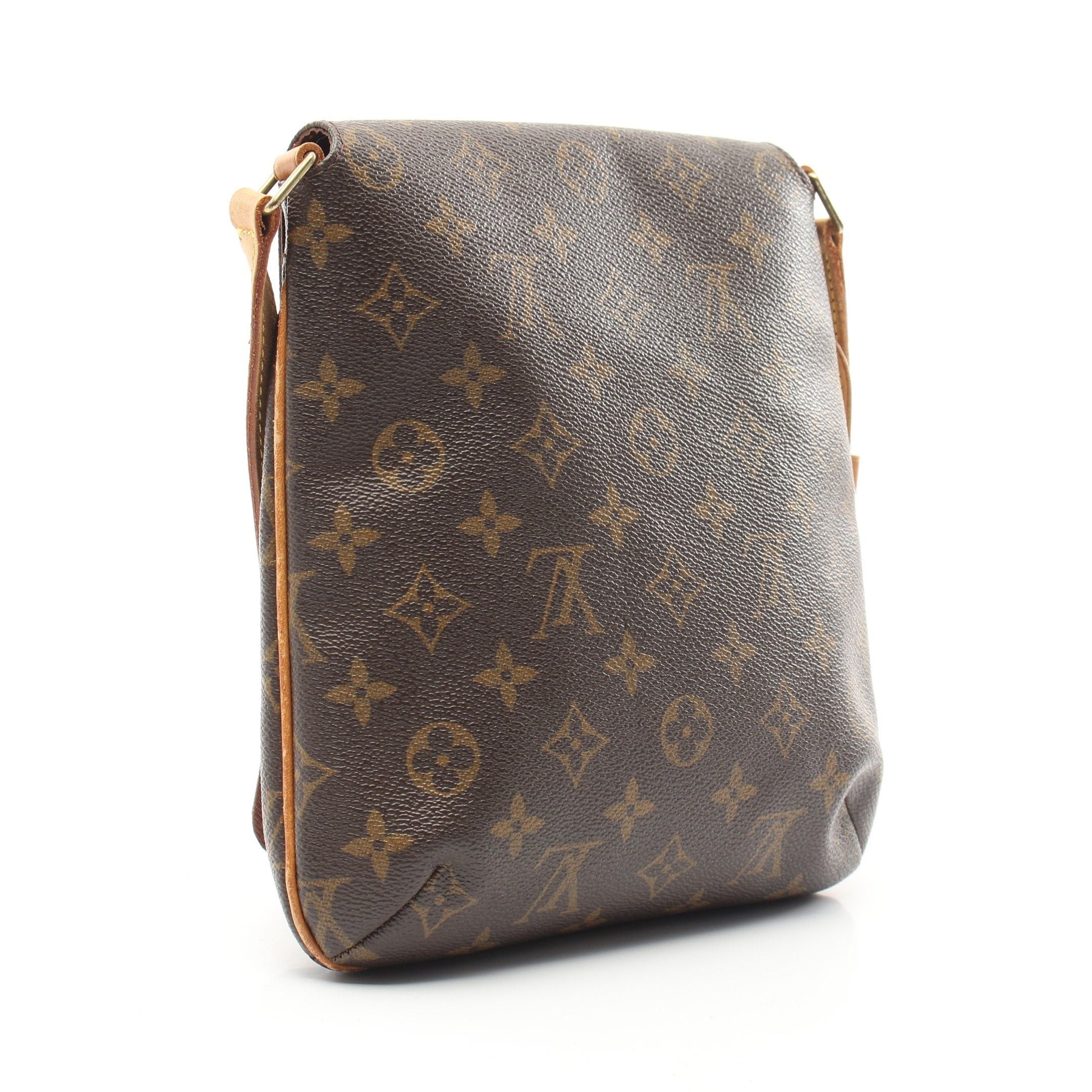Louis Vuitton Louis Vuitton Musette Salsa Short Strap Monogram Shoulder Bag Leather Brown Size ONE SIZE - 2 Thumbnail