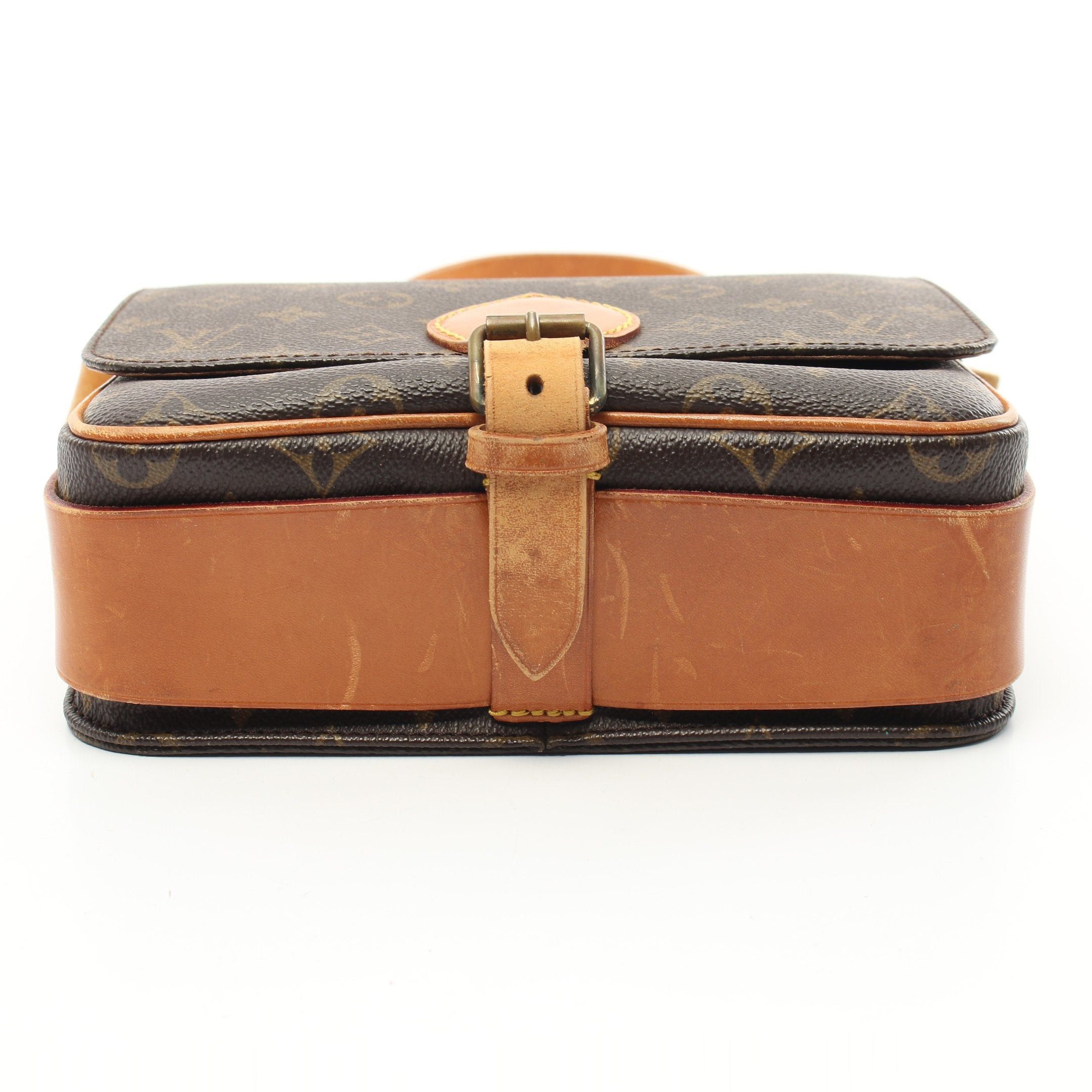 Louis Vuitton Louis Vuitton Cartesier Mm Monogram Shoulder Bag Leather Brown Size ONE SIZE - 12 Thumbnail
