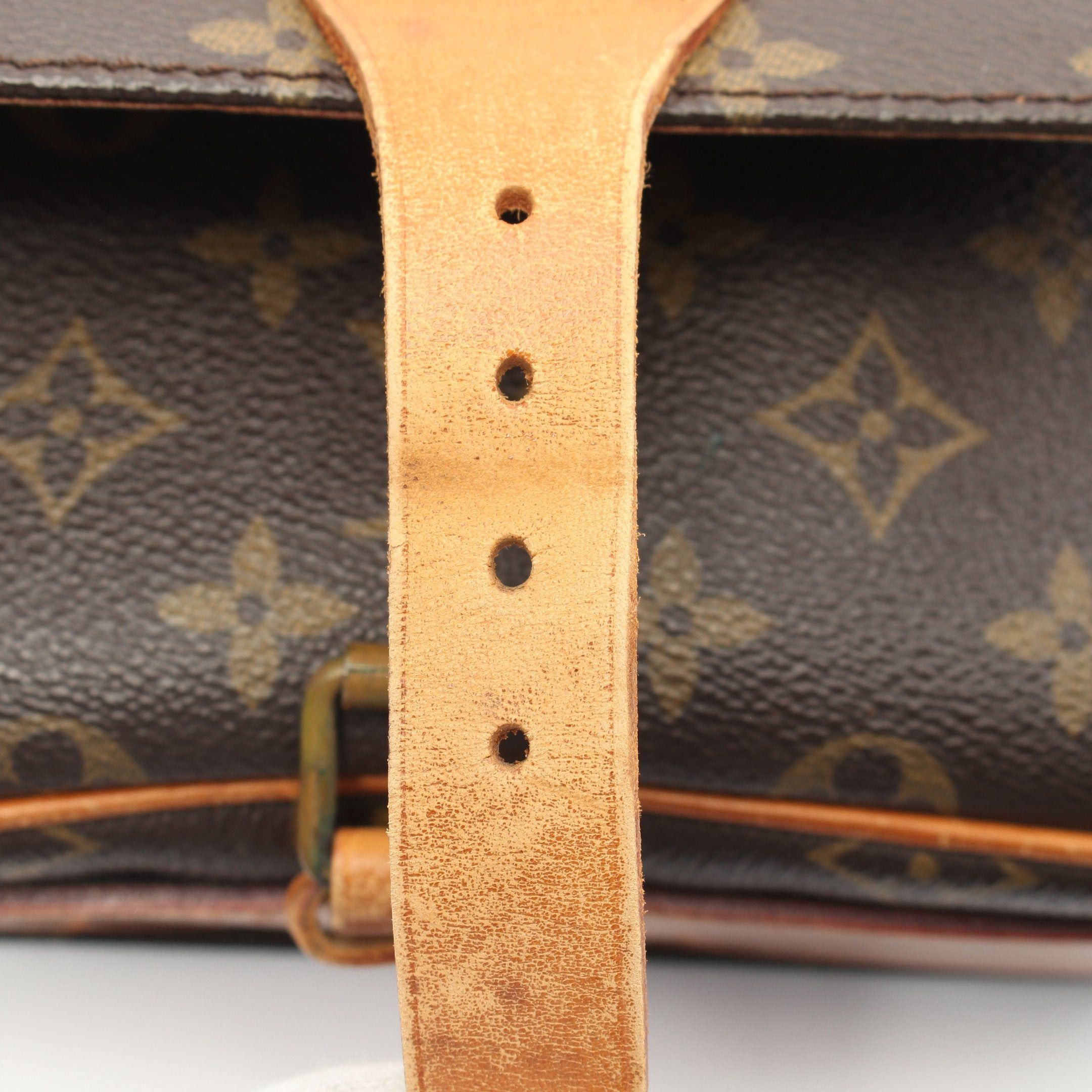 Louis Vuitton Louis Vuitton Cartesier Mm Monogram Shoulder Bag Leather Brown Size ONE SIZE - 9 Thumbnail