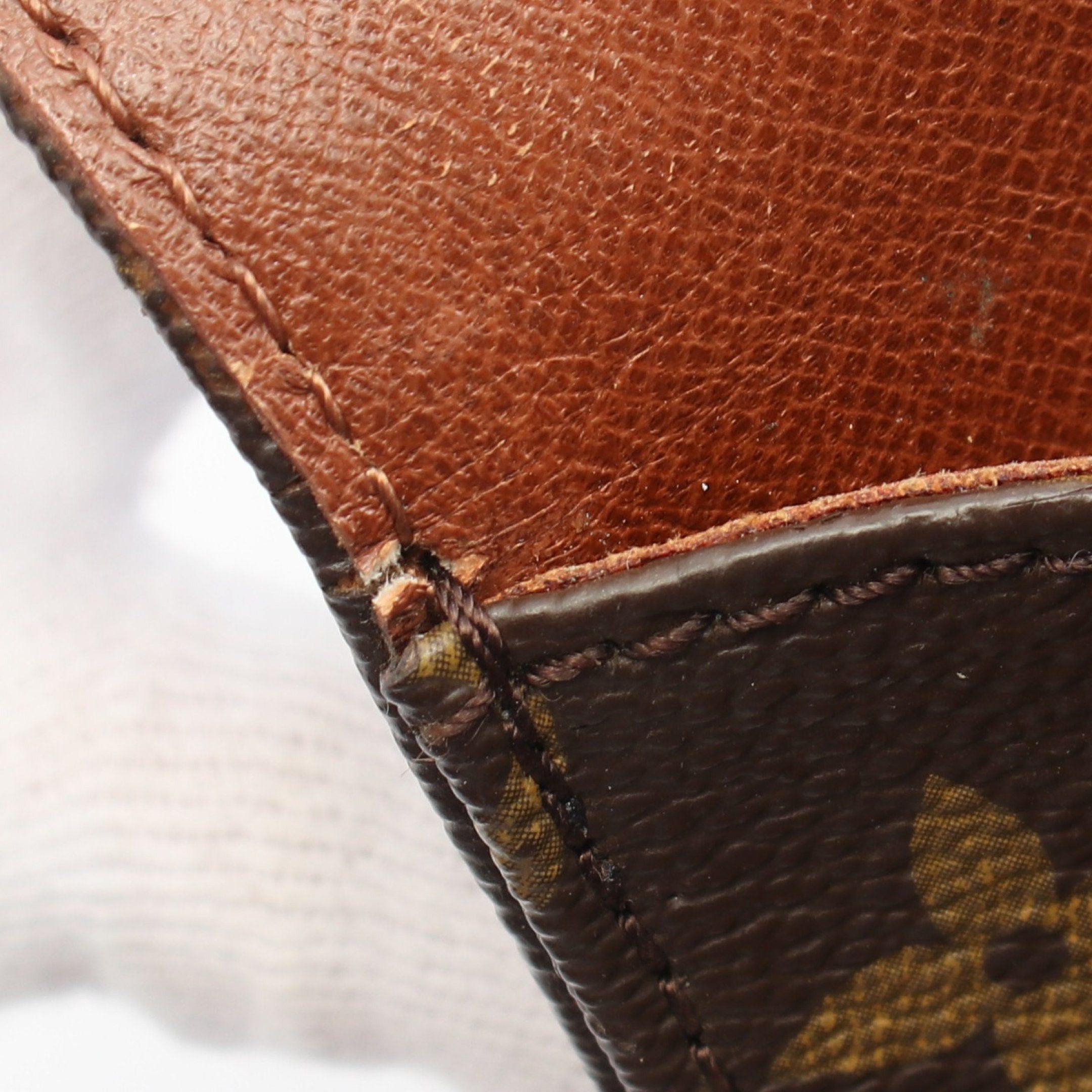 Louis Vuitton Louis Vuitton Cartesier Mm Monogram Shoulder Bag Leather Brown Size ONE SIZE - 6 Thumbnail