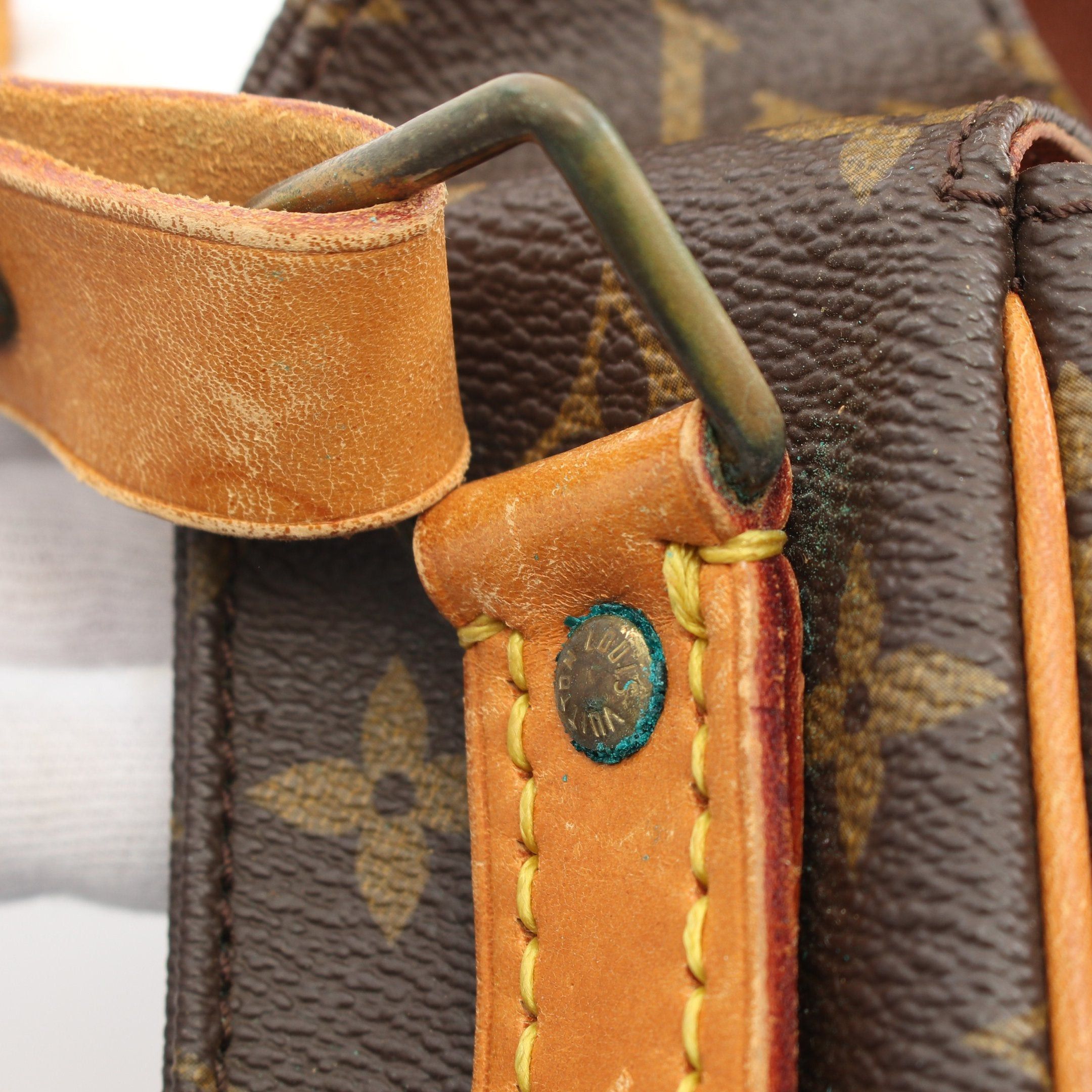 Louis Vuitton Louis Vuitton Cartesier Mm Monogram Shoulder Bag Leather Brown Size ONE SIZE - 8 Thumbnail
