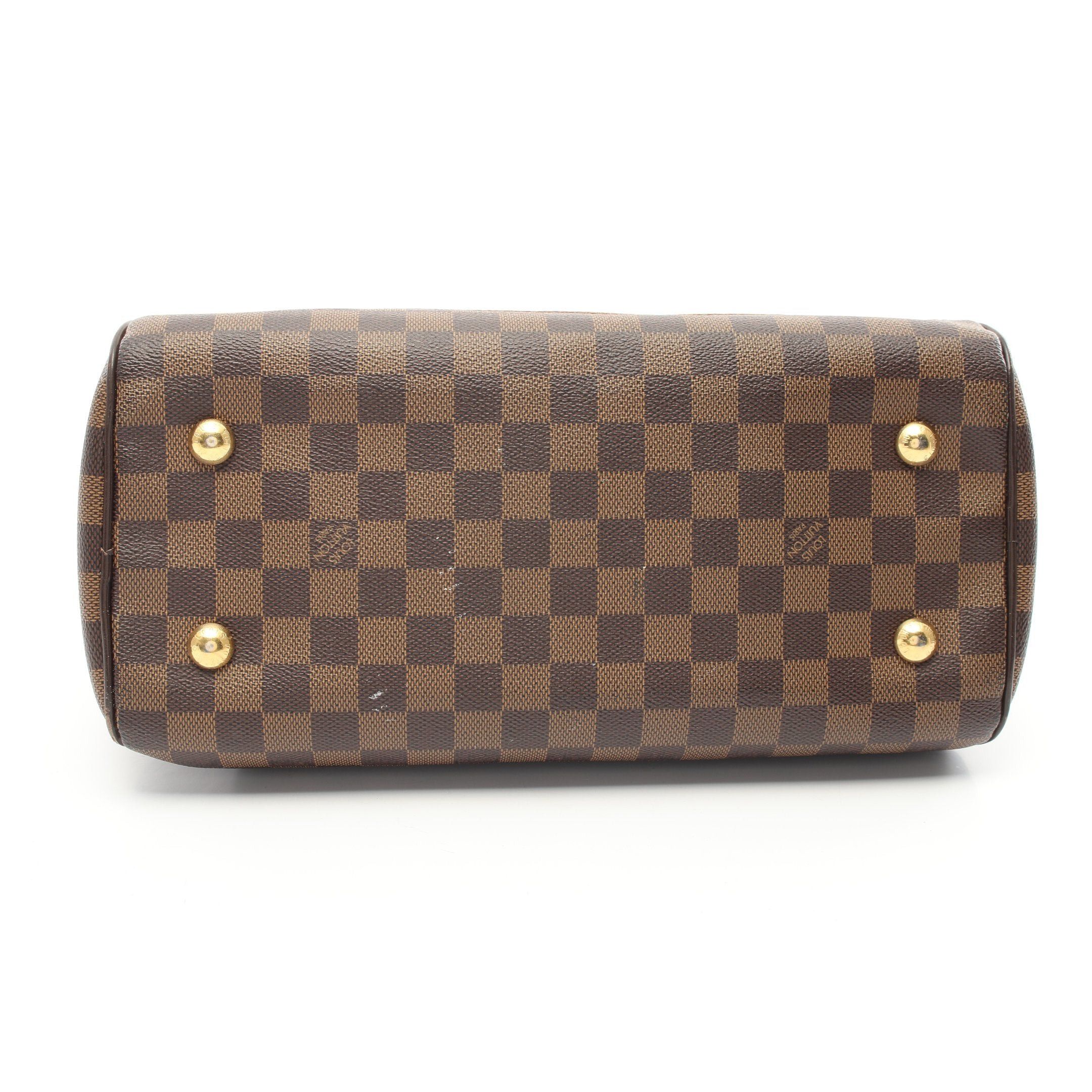 Louis Vuitton Louis Vuitton Duomo Damier Ebene Handbag Leather Brown Size ONE SIZE - 11 Thumbnail