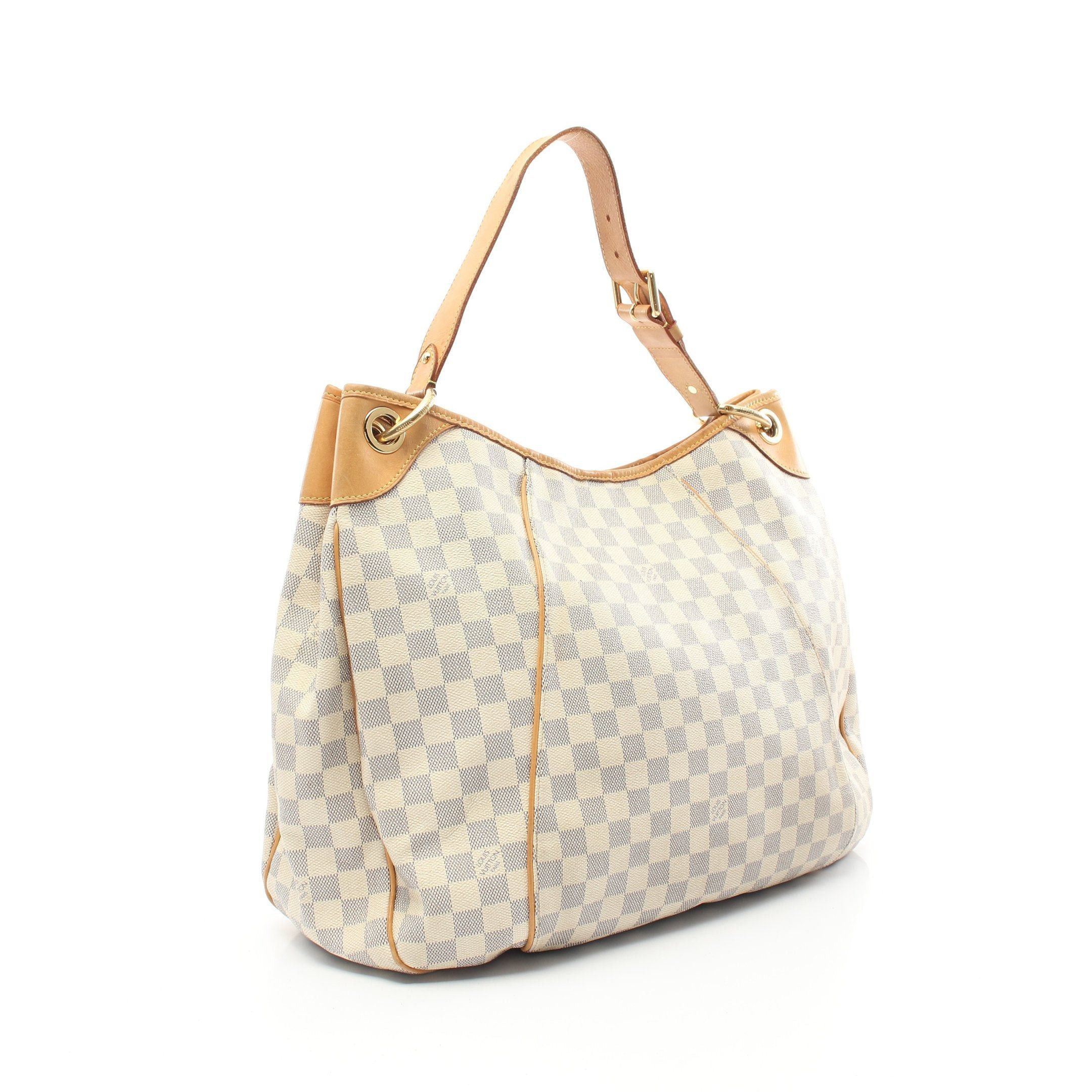 Louis Vuitton Louis Vuitton Galliera Gm Damier Azur One Shoulder Bag Leather White Size ONE SIZE - 2 Thumbnail