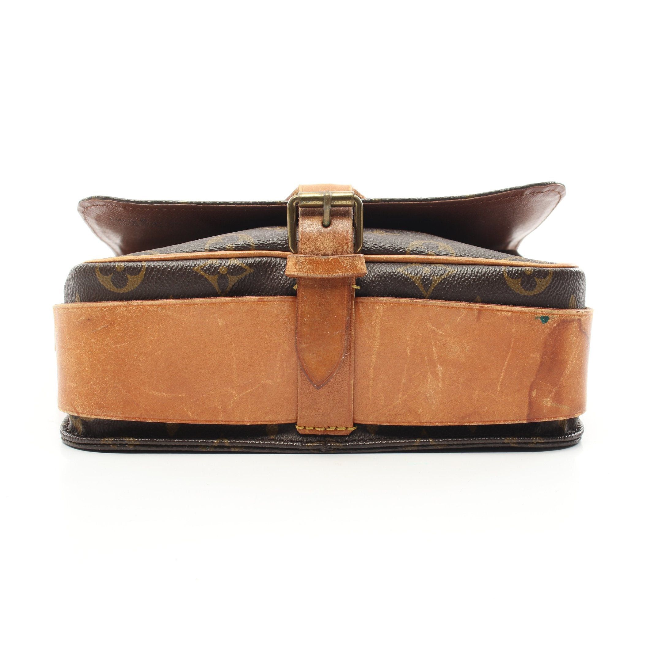 Louis Vuitton Louis Vuitton Cartesier Mm Monogram Shoulder Bag Leather Brown Size ONE SIZE - 11 Thumbnail
