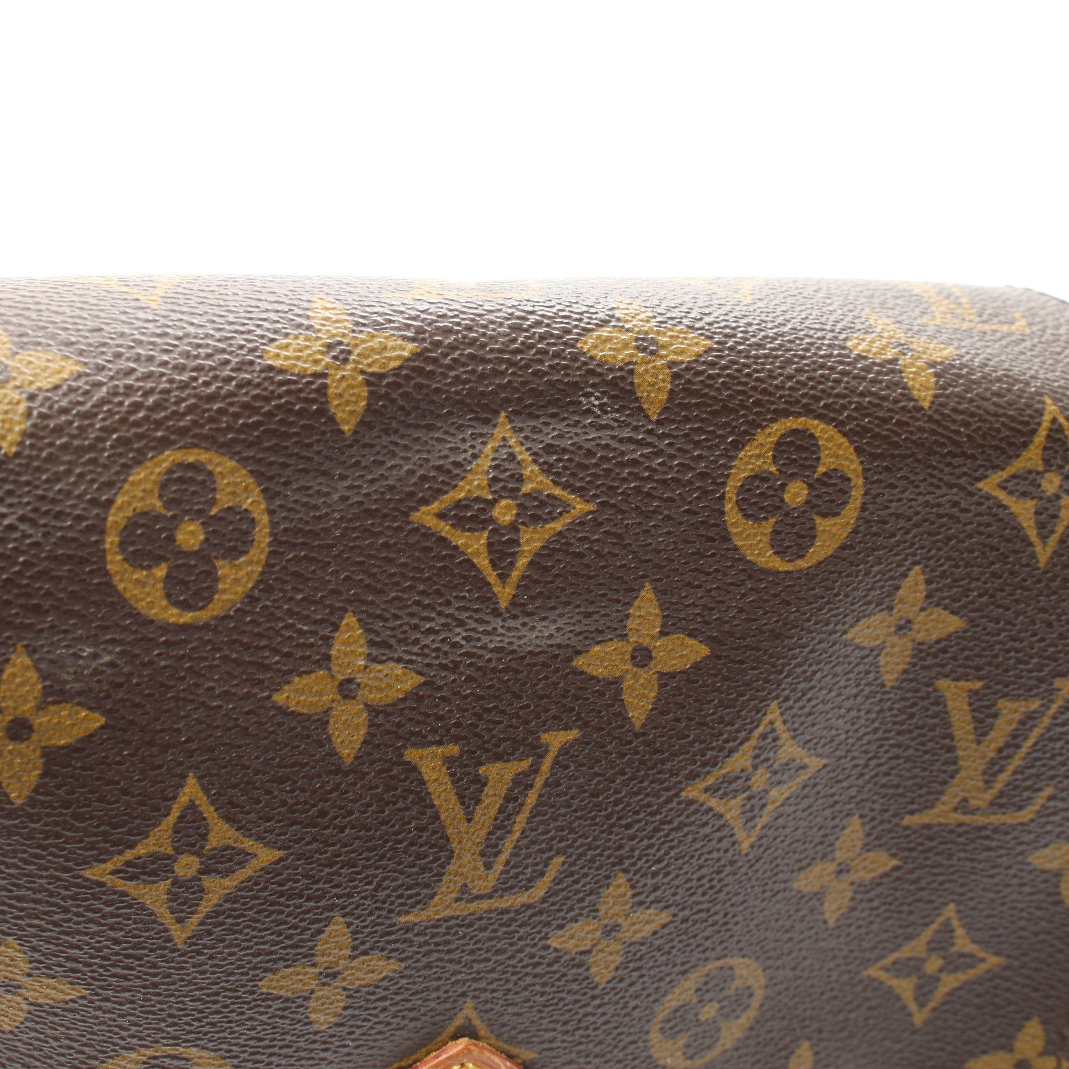 Louis Vuitton Louis Vuitton Cartesier Mm Monogram Shoulder Bag Leather Brown Size ONE SIZE - 7 Thumbnail