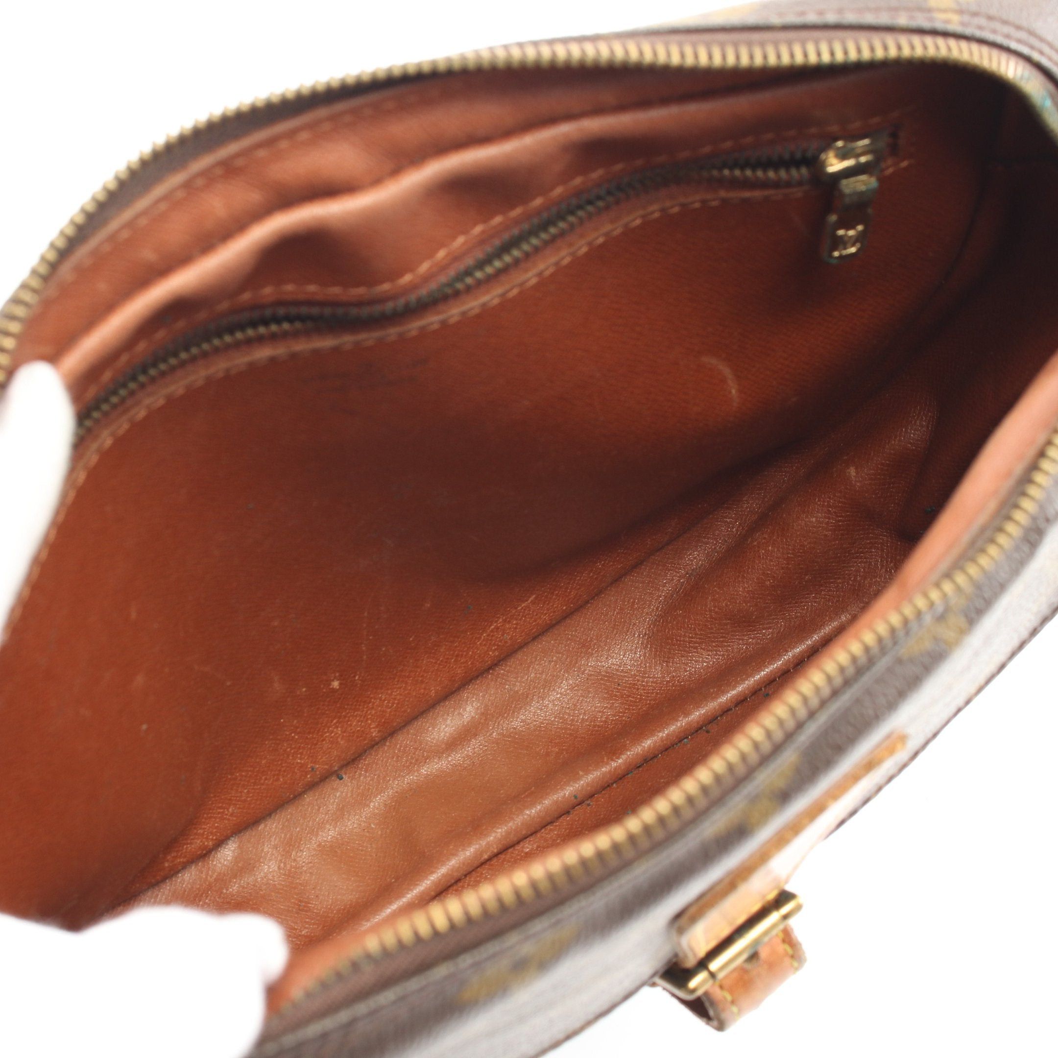 Louis Vuitton Louis Vuitton Genefille Gm Monogram Shoulder Bag Leather Brown Size ONE SIZE - 3 Thumbnail