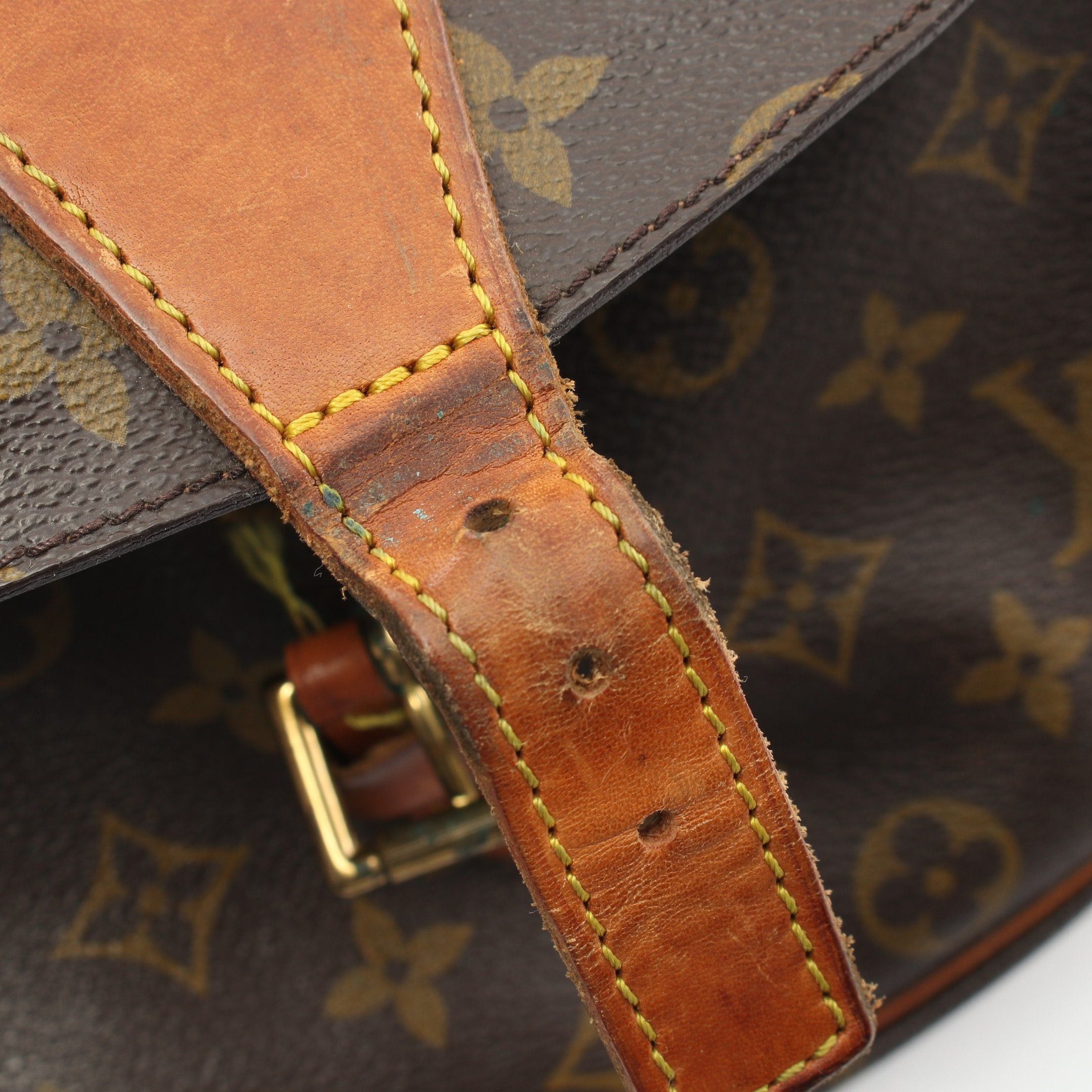 Louis Vuitton Louis Vuitton Genefille Gm Monogram Shoulder Bag Leather Brown Size ONE SIZE - 10 Thumbnail
