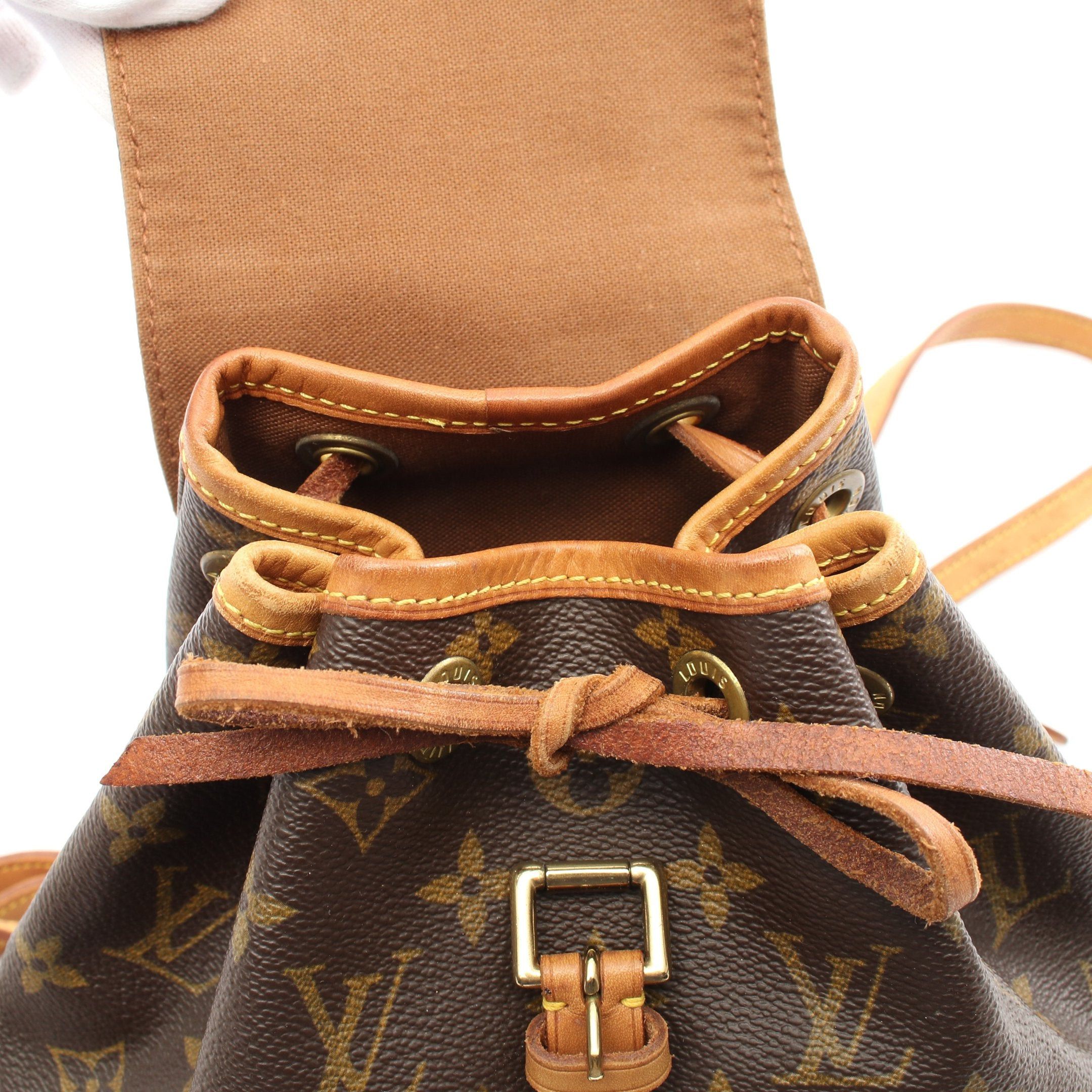 Louis Vuitton Louis Vuitton Mini Monster Monogram Backpack Rucksack Leather Brown Size ONE SIZE - 7 Thumbnail