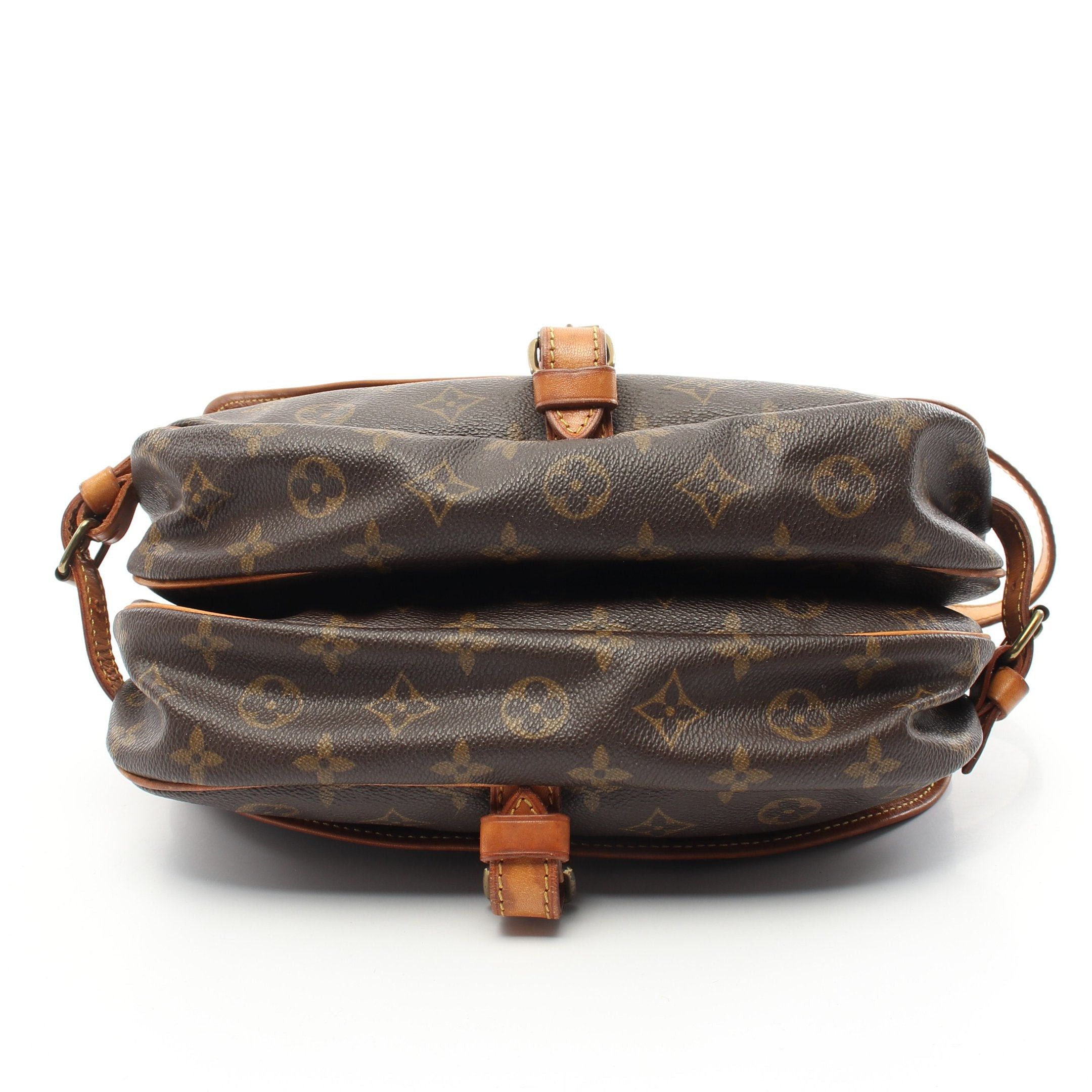 Louis Vuitton Louis Vuitton Saumur 30 Monogram Shoulder Bag Leather Brown Size ONE SIZE - 12 Thumbnail