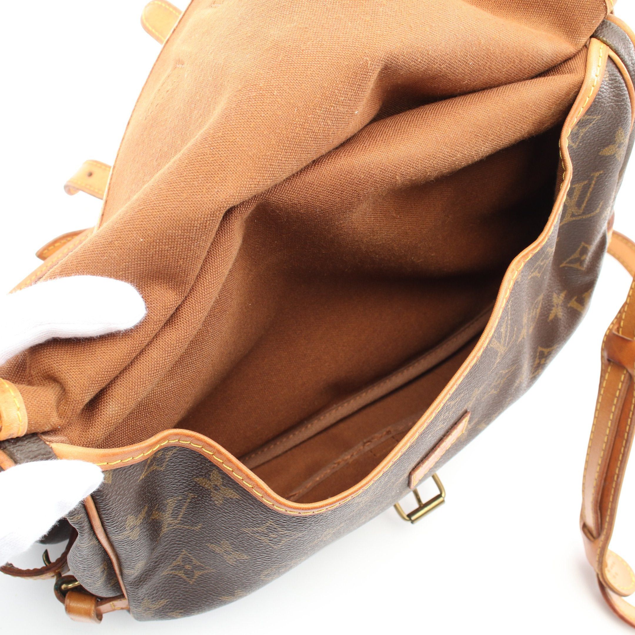 Louis Vuitton Louis Vuitton Saumur 30 Monogram Shoulder Bag Leather Brown Size ONE SIZE - 3 Thumbnail