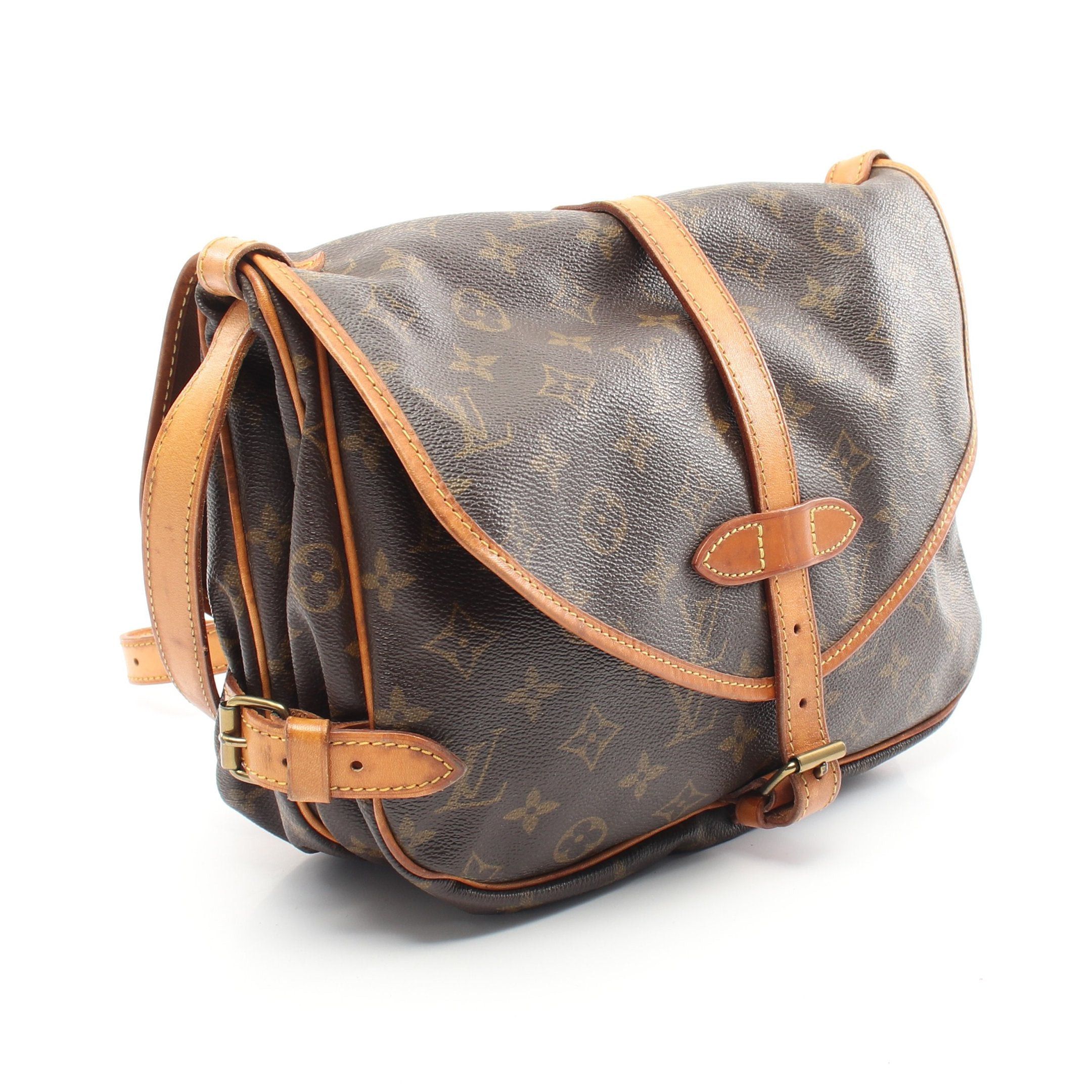 Louis Vuitton Louis Vuitton Saumur 30 Monogram Shoulder Bag Leather Brown Size ONE SIZE - 2 Thumbnail