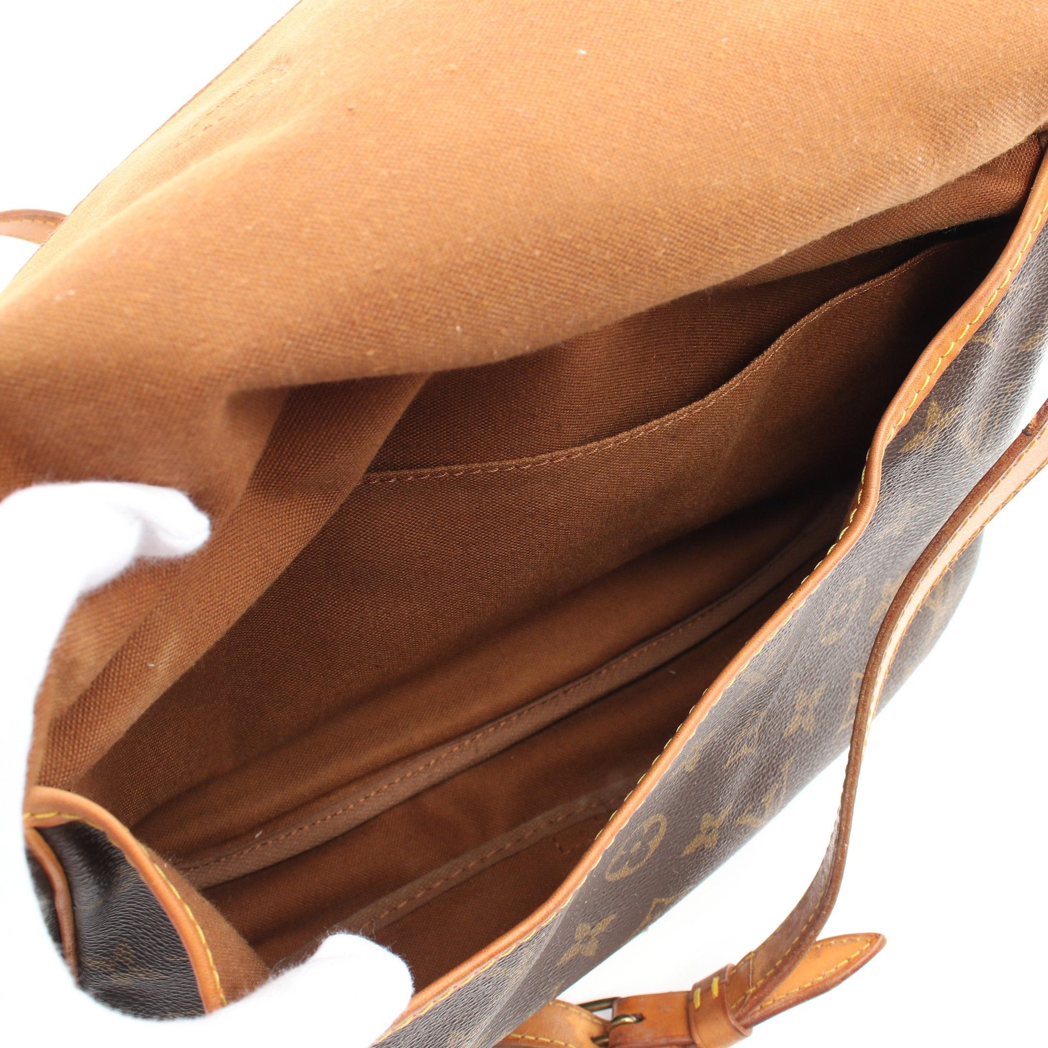 Louis Vuitton Louis Vuitton Saumur 30 Monogram Shoulder Bag Leather Brown Size ONE SIZE - 6 Thumbnail