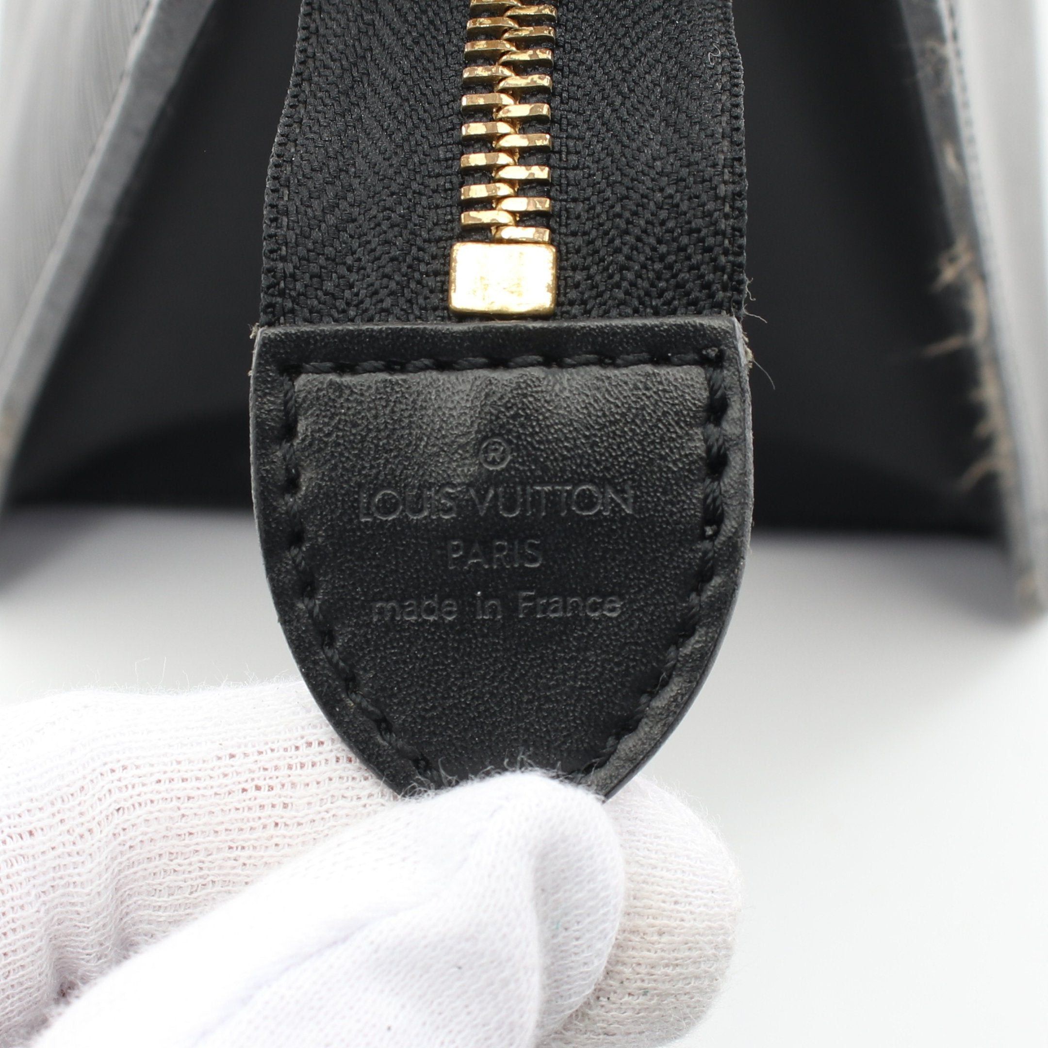 Louis Vuitton Louis Vuitton Riviera Epi Noir Handbag Leather Black Size ONE SIZE - 4 Thumbnail