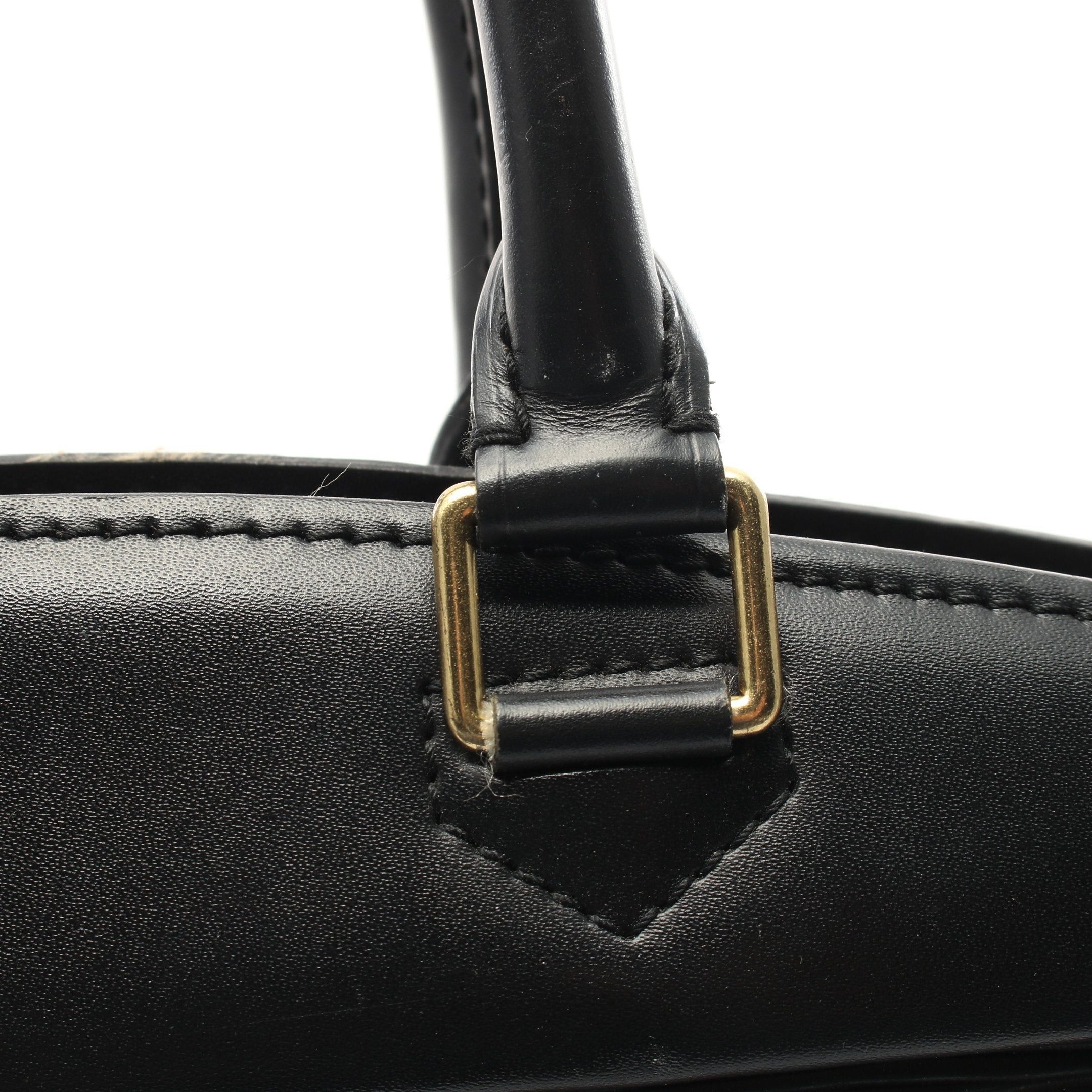 Louis Vuitton Louis Vuitton Riviera Epi Noir Handbag Leather Black Size ONE SIZE - 10 Thumbnail