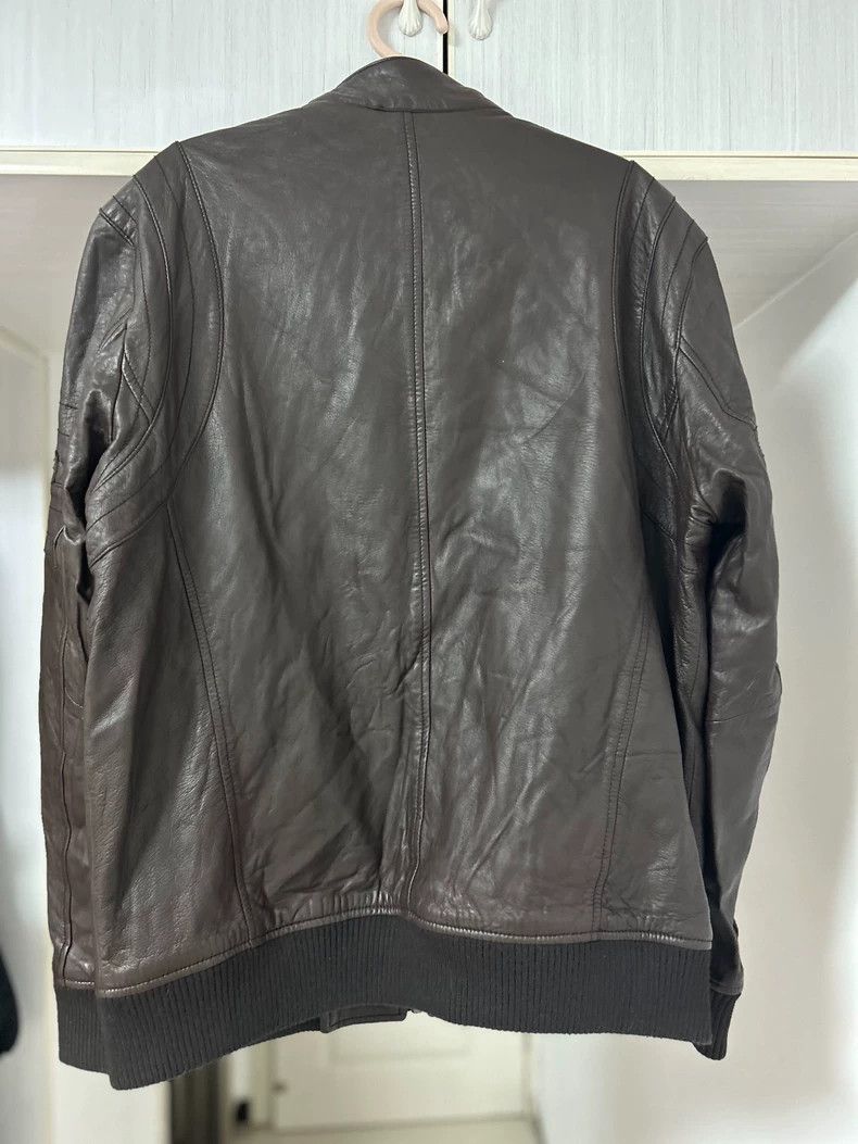 Diesel Brown Diesel Leather Motorcycle Jacket Size US XL / EU 56 / 4 - 2 Thumbnail