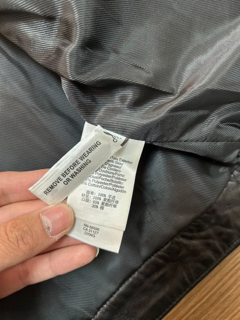 DKNY DKNY Men's Leather Jacket in Black Size US L / EU 52-54 / 3 - 5 Thumbnail