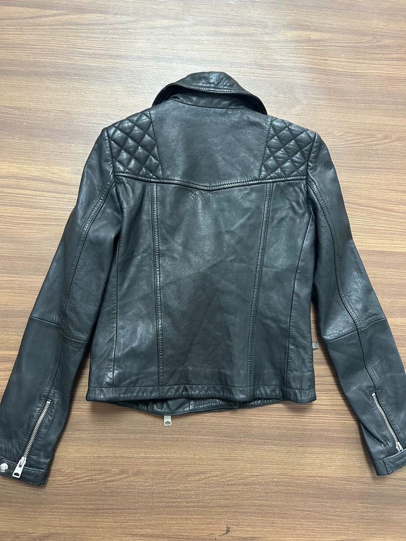 Allsaints Black Leather Motorcycle Jacket for Women Size US XS / EU 42 / 0 - 2 Thumbnail