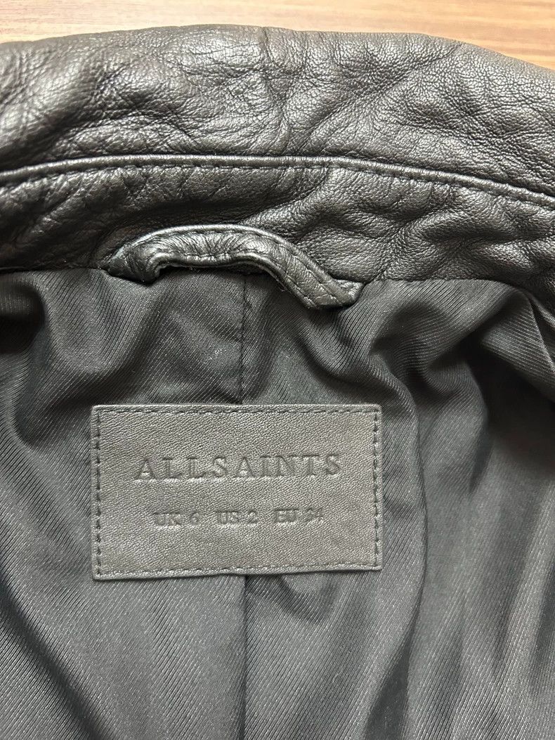 Allsaints Black Leather Motorcycle Jacket for Women Size US XS / EU 42 / 0 - 3 Thumbnail