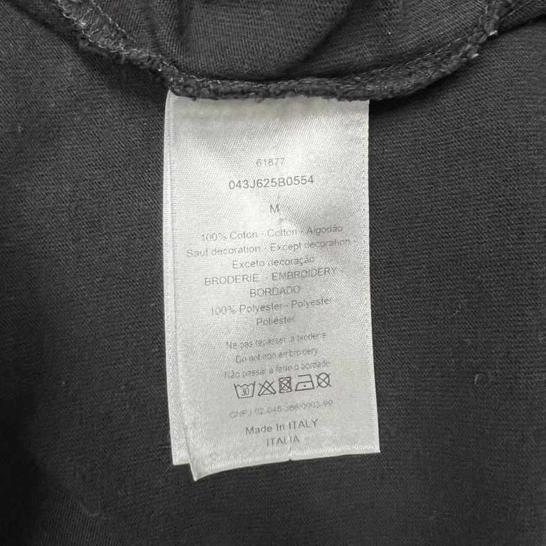 Dior Dior Logo Short Sleeve Black T-Shirt Size US M / EU 48-50 / 2 - 4 Thumbnail