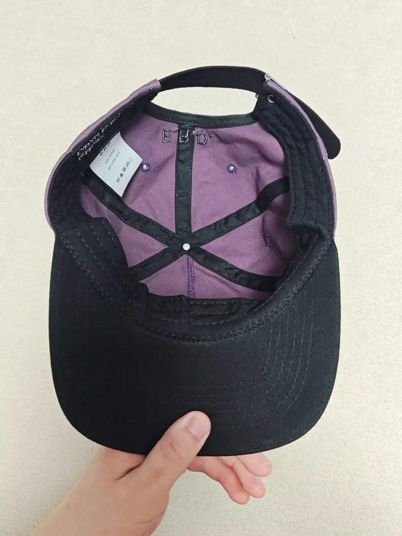 Enfants Riches Deprimes Embroidered Rabbit Baseball Cap in Black Purple Size ONE SIZE - 6 Thumbnail