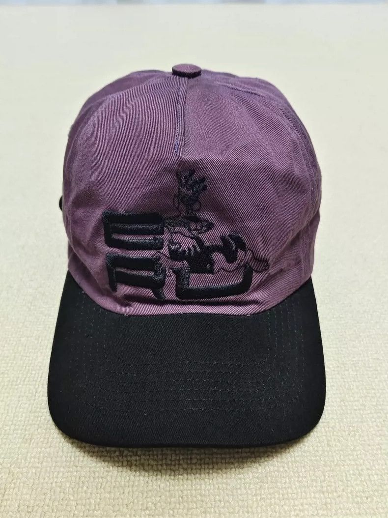 Enfants Riches Deprimes Embroidered Rabbit Baseball Cap in Black Purple Size ONE SIZE - 2 Thumbnail