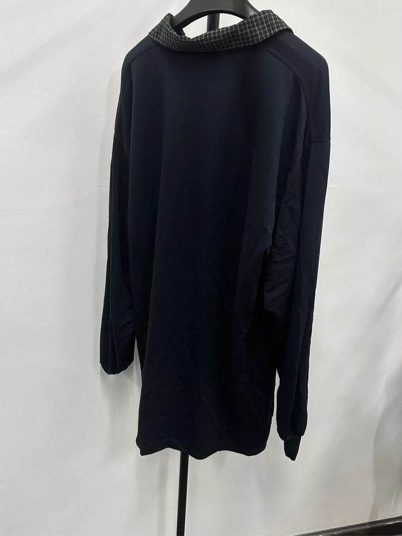 Balenciaga Balenciaga Long Sleeve Polo Shirt in Black Size US S / EU 44-46 / 1 - 2 Thumbnail