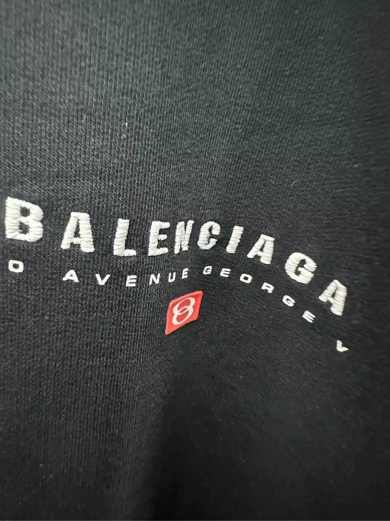 Balenciaga Balenciaga Long Sleeve Polo Shirt in Black Size US S / EU 44-46 / 1 - 3 Thumbnail