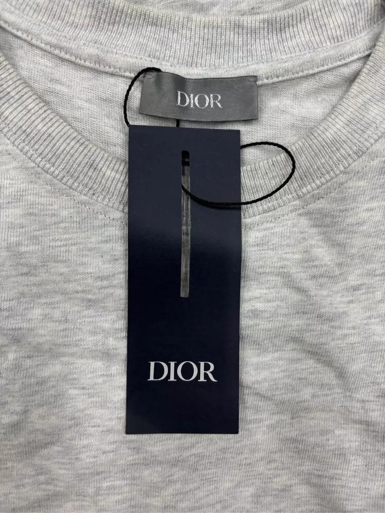 Dior Dior Embroidered Logo Short Sleeve T-Shirt Size US M / EU 48-50 / 2 - 4 Thumbnail