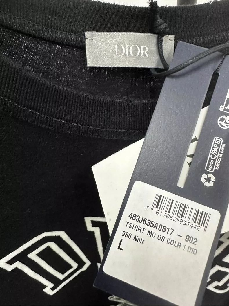 Dior DIOR 1947 Short Sleeve Dog T-Shirt Size US L / EU 52-54 / 3 - 5 Thumbnail