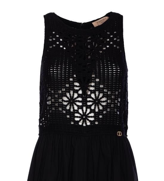 TWINSET TWINSET Women Mid Skirts 251TT3390 00006 Black Size S / US 4 / IT 40 - 4 Thumbnail
