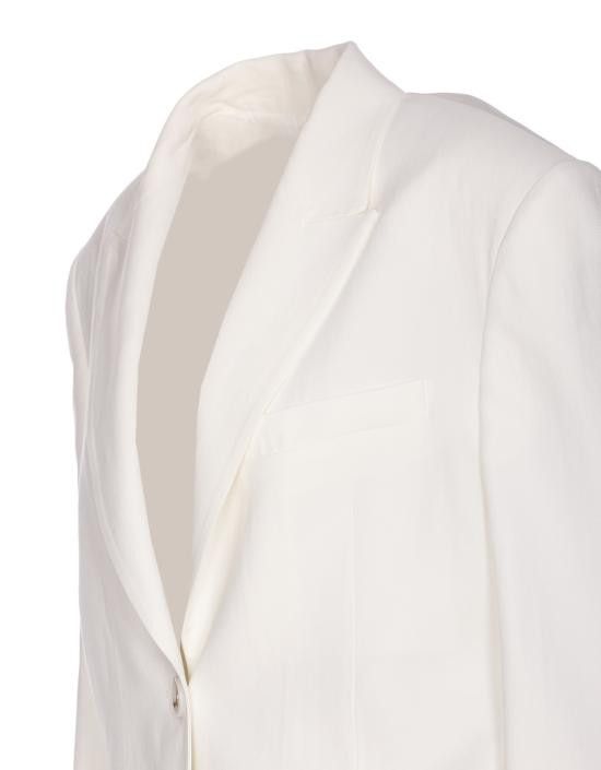 Pinko PINKO Women Jackets 104944 A2FAZ05 White Size S / US 4 / IT 40 - 3 Thumbnail