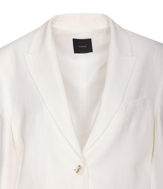 Pinko PINKO Women Jackets 104944 A2FAZ05 White Size M / US 6-8 / IT 42-44 - 4 Thumbnail