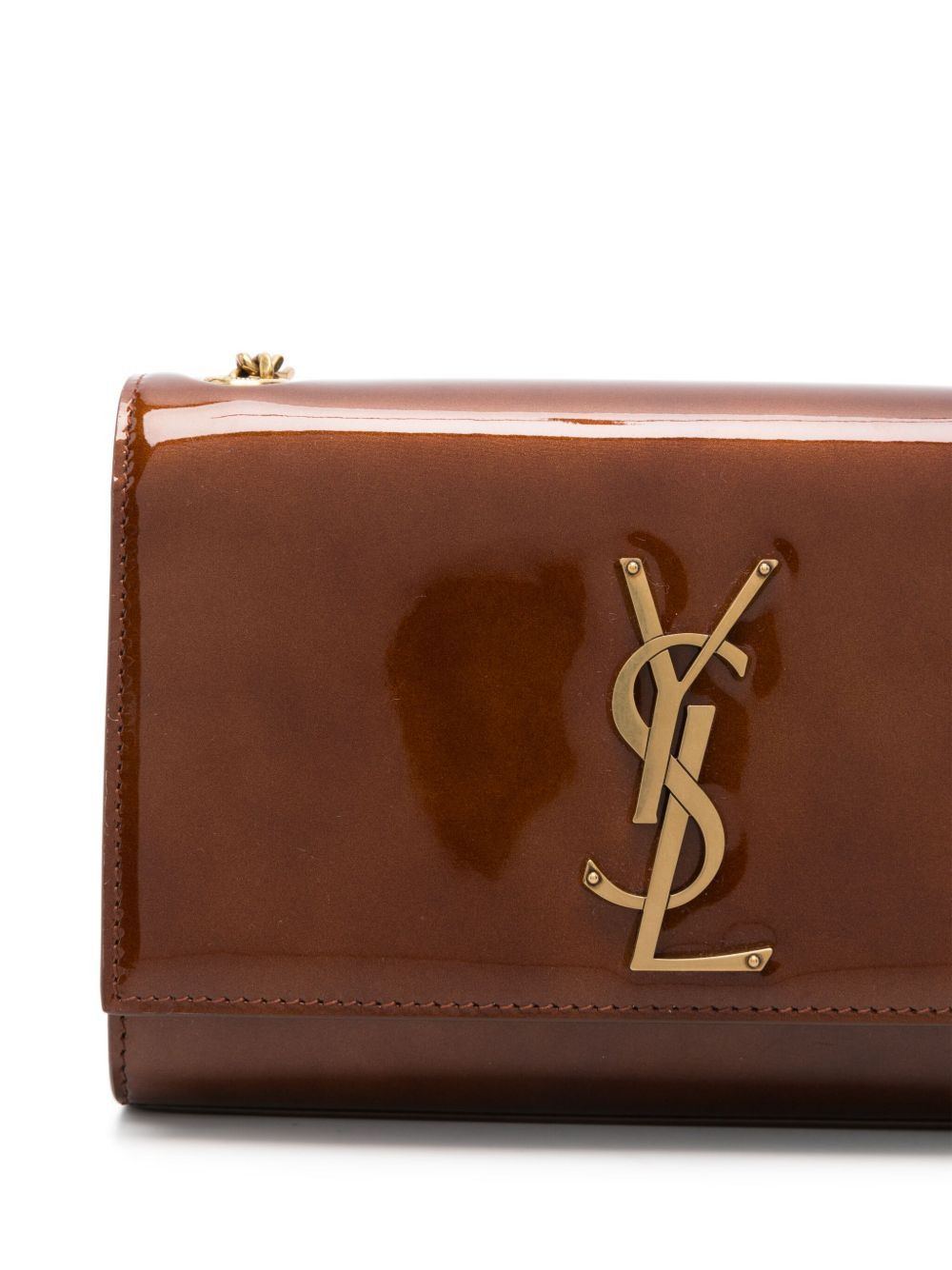Saint Laurent Paris KATE PATENT LEATHER CROSSBODY BAG Size ONE SIZE - 3 Thumbnail