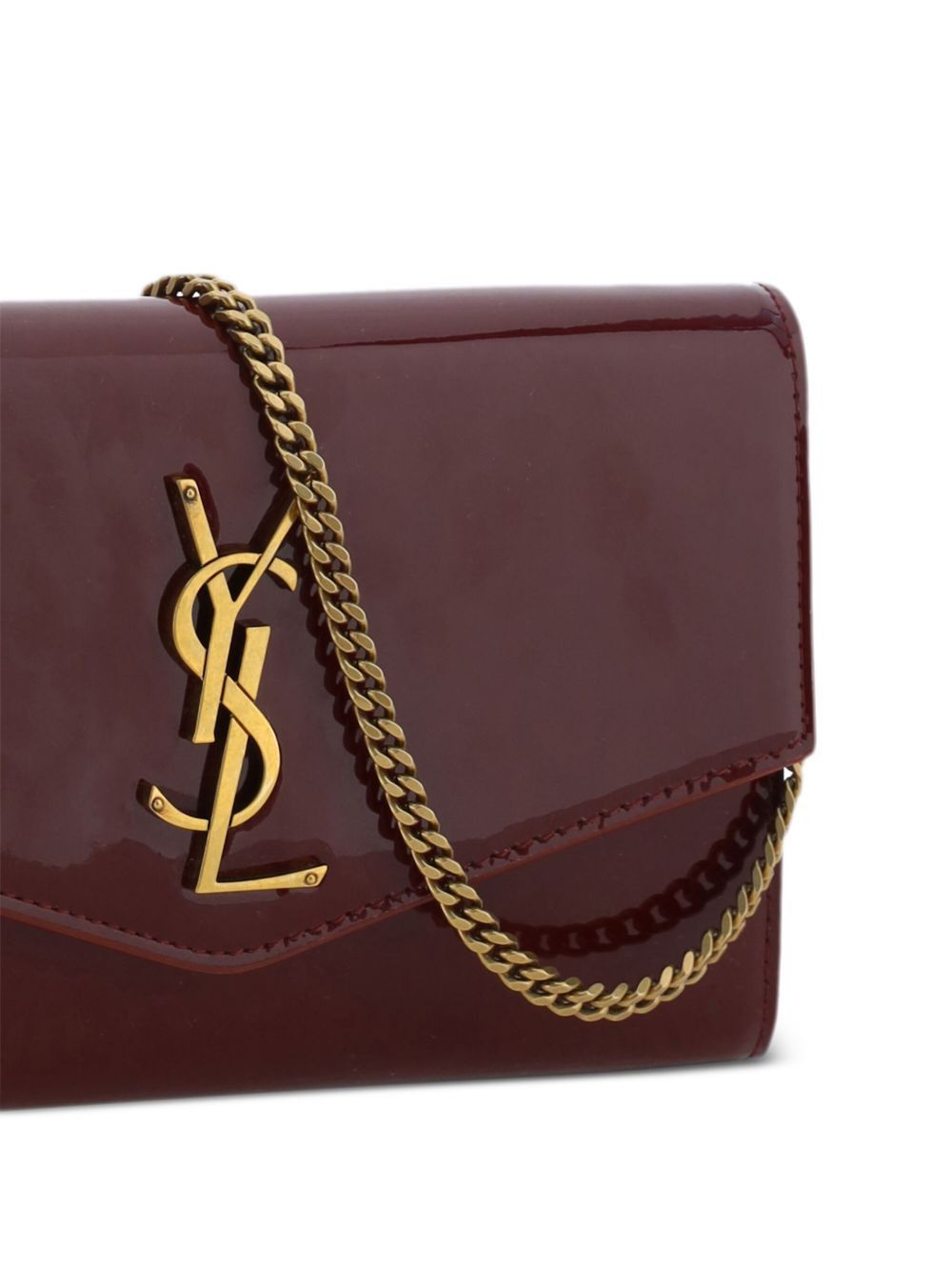 Saint Laurent Paris UPTOWN PATENT LEATHER MINI BAG Size ONE SIZE - 3 Thumbnail