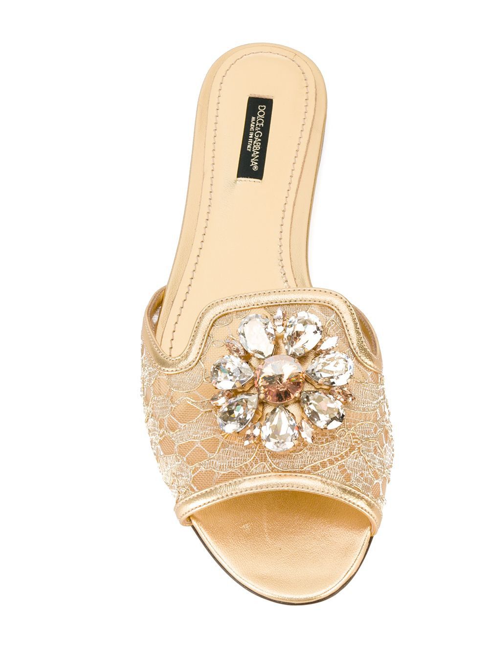 Dolce & Gabbana RAINBOW FLAT LACE SANDALS Size US 6 / IT 36 - 4 Thumbnail