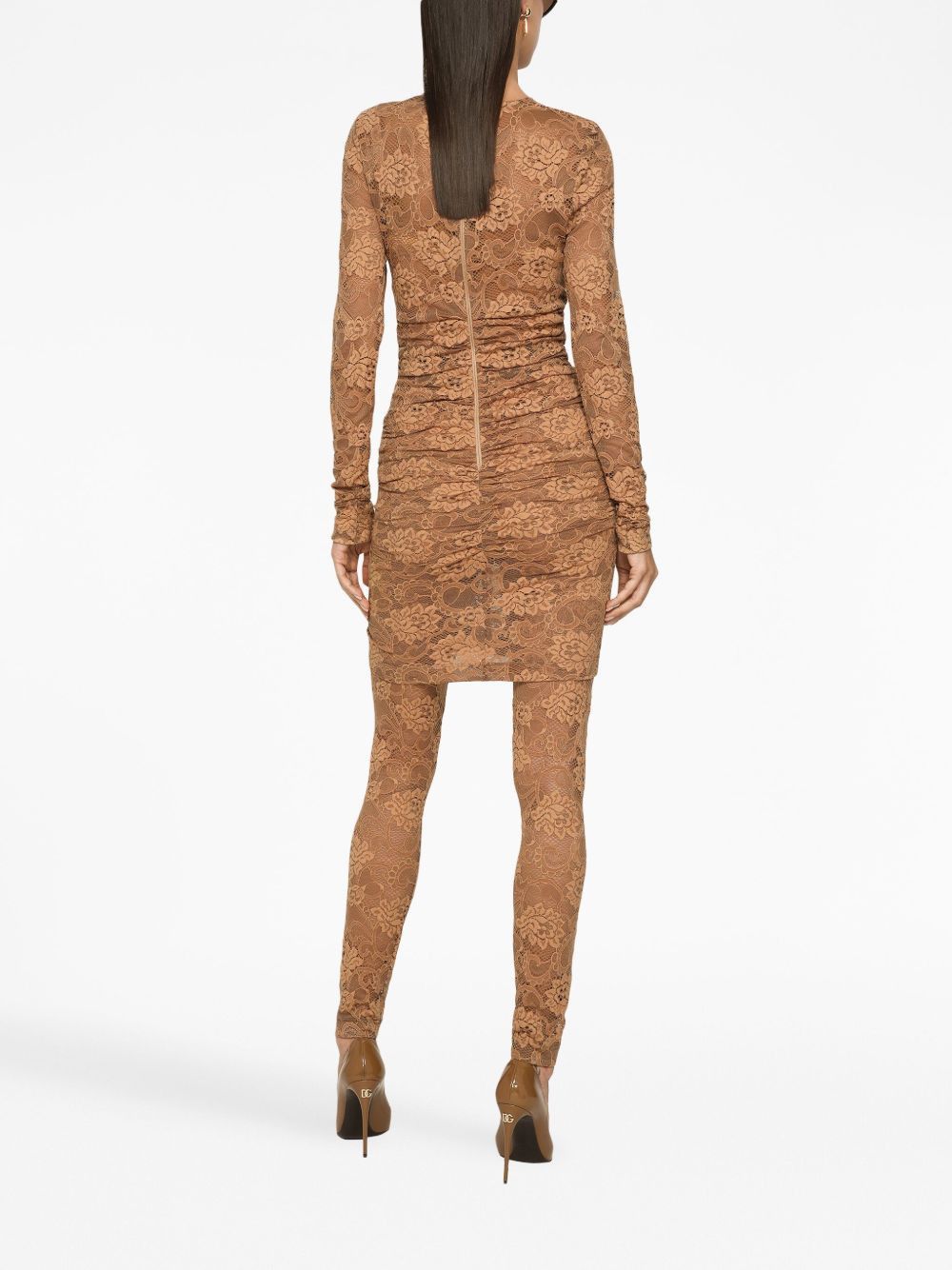 Dolce & Gabbana FLORAL LACE DRESS Size M / US 6-8 / IT 42-44 - 4 Thumbnail