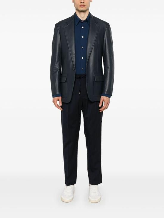 Paul Smith PAUL SMITH Men Long Tops M2R687U P2205049 Blue Size US M / EU 48-50 / 2 - 2 Thumbnail