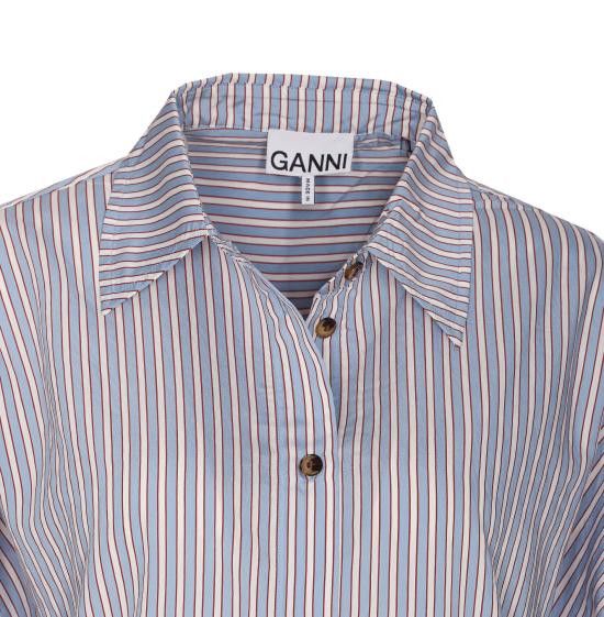 Ganni GANNI Women Shirts W0312 326 Blue Size M / US 6-8 / IT 42-44 - 4 Thumbnail