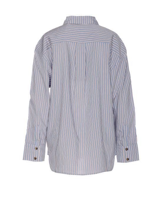 Ganni GANNI Women Shirts W0312 326 Blue Size M / US 6-8 / IT 42-44 - 2 Thumbnail