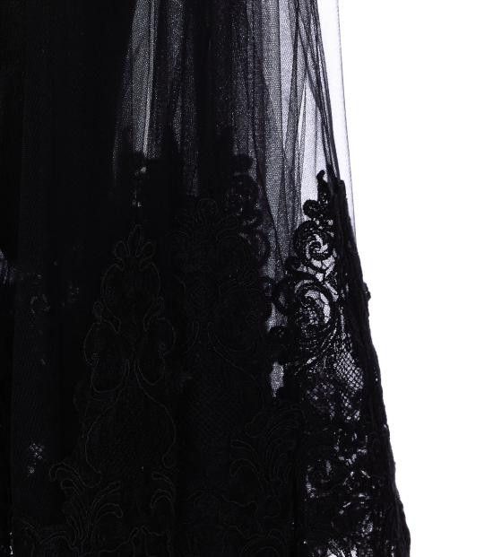 Elisabetta Franchi ELISABETTA FRANCHI Women Mid Skirts GO04252E2 110 Black Size 28" / US 6 / IT 42 - 3 Thumbnail