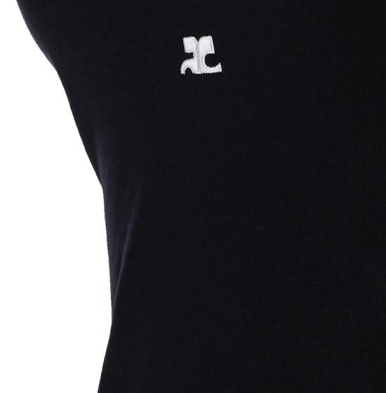 Courreges COURREGES Women Mid Skirts 225JRO600JS0203 9901 Black Size S / US 4 / IT 40 - 3 Thumbnail
