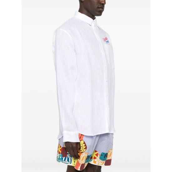 Dsquared2 DSQUARED2 Men Long Tops D35294 S78DM0048 100 WHITE Size US M / EU 48-50 / 2 - 2 Thumbnail