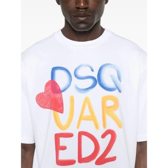 Dsquared2 DSQUARED2 Men T-Shirts D20020 S78GD0098 100 WHITE Size US S / EU 44-46 / 1 - 4 Thumbnail
