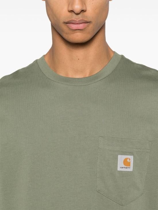 Carhartt Wip CARHARTT WIP Men T-Shirts I030434 667XX Green Size US S / EU 44-46 / 1 - 2 Thumbnail
