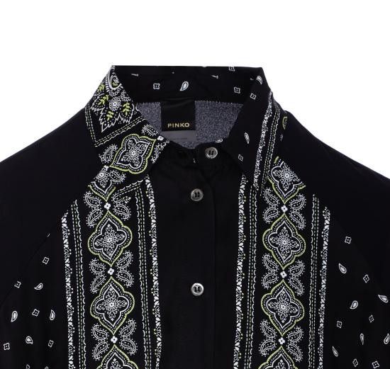 Pinko PINKO Women Shirts 104664 A2CKZ1T Black Size S / US 4 / IT 40 - 4 Thumbnail
