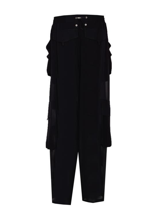 Pinko PINKO Women Straight Pants 104751 A21FZ99 Black Size 28" / US 6 / IT 42 - 2 Thumbnail