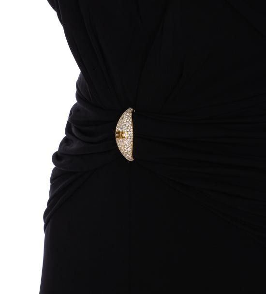 Elisabetta Franchi ELISABETTA FRANCHI Women Mid Skirts AB71952E2 110 Black Size XS / US 0-2 / IT 36-38 - 3 Thumbnail