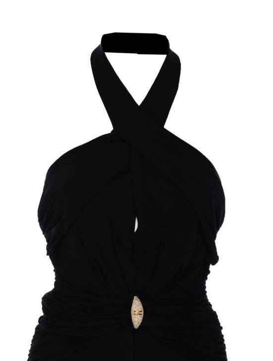 Elisabetta Franchi ELISABETTA FRANCHI Women Mid Skirts AB71952E2 110 Black Size XS / US 0-2 / IT 36-38 - 4 Thumbnail